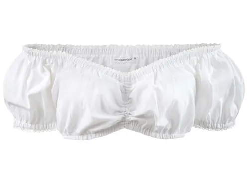 Stockerpoint Damen Georgette Dirndlbluse, Weiss, 38