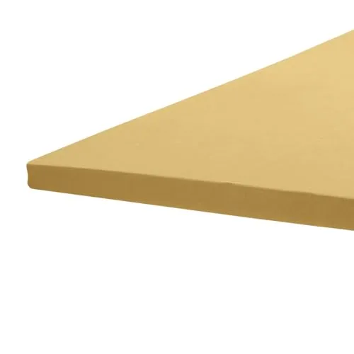 BETTWARENSHOP Spannbettlaken Topper - Gelb, 180-200 cm x 200-220 cm - Bettlaken aus elastischem Jersey mit Rundumgummi für perfekten Sitz, geeignet für Topper-Matratzen, pflegeleicht und waschbar bis 60°C.