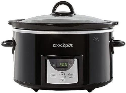 CrockPot Schongarer mit Timer 3,5 l, Schwarz in schwarz von CrockPot