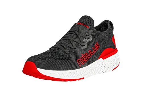 Nebulus UNIQUE P5790 Damen Sneaker schwarz-rot 36 - Stylischer Damen Sneaker mit modernem Design und leichtem Phylon-Material für höchsten Tragekomfort. Ideal für modebewusste Frauen, die Wert auf Bequemlichkeit legen. In mehreren Farben und Größen erhältlich.