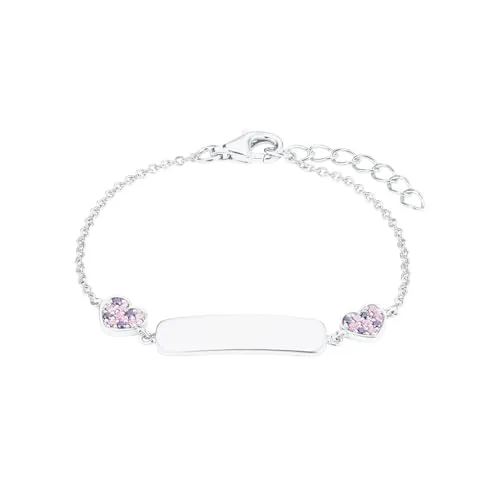 Prinzessin Lillifee Identarmband 925 Sterling Silber in lila von Prinzessin Lillifee