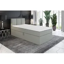 Boxspringbett NASI mit Bettkasten und Topper von A&J MöbelLand