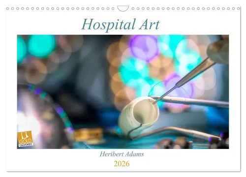 Heribert Adams Lensviper | Hospital Art Wandkalender 2026