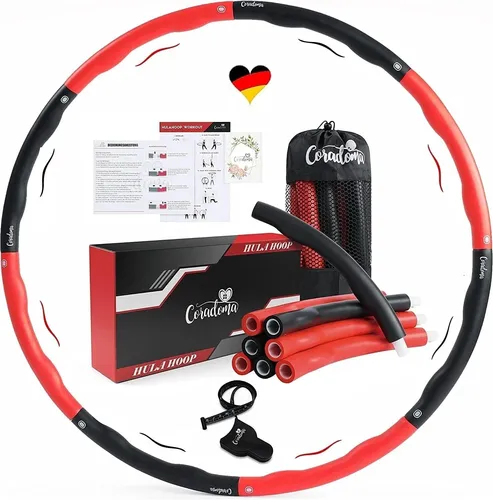 Hula Hoop Reifen 1,2kg für Erwachsene und Kinder - Fitnessreifen mit gepolstertem Design für Bauch- und Ganzkörpertraining, ideal für Indoor und Outdoor. Perfekt zum Abnehmen und für das Heimtraining.