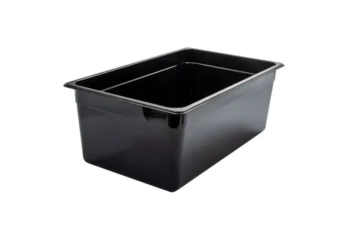 AcMax Kunststoff GN 1/1 Polycarbonat schwarz Gastronormbehälter 28 Liter - Sonstige Gastronomieartikel, stapelbar und hitzebeständig, ideal für Gastronomie und Catering, hygienisch leicht zu reinigen und vielseitig einsetzbar.