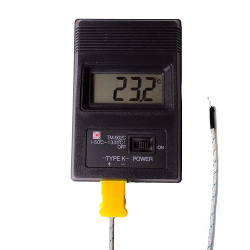 Digital Thermometer -50 bis +700°C Typ K Temperatur Fühler Messgerät Thermo