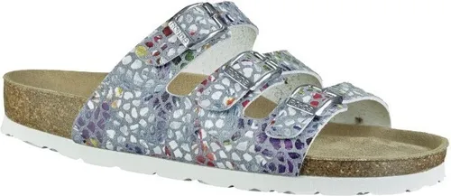 Rohde Sunnys N ́13 Pantolette blau 38 EU - Pantoletten in Größe 38 EU, aus hochwertigem Synthetik, mit bequemem Schnallenverschluss und offener Schuhspitze – ideal für lässige Sommertage.