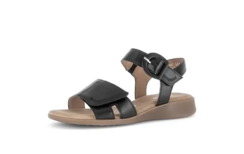 Gabor Riemchensandale schwarz 40,5 EU (7 UK) - Elegante Riemchensandale in Schwarz, Größe 40,5. Ideal für stilvolle Auftritte, bietet Komfort und vielseitige Kombinationsmöglichkeiten.