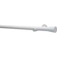 Produktbild Gardinia Gardinenstangen-Set Korfu Ø 28 mm 1-Lauf 160 cm Weiß