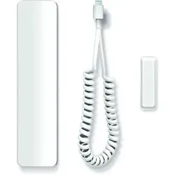 TCS MEH7000-0140 Hörer-Set für Freisprecher, Serie SENSO PRO, AP, weiß, 2-Draht-Bus, abhörsichere Kommunikation und Türöffnerfunktion