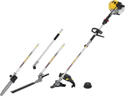 Powerplus Garten 4-in-1 42.7cc Multitool 3 Stücke Silber Silber One Size