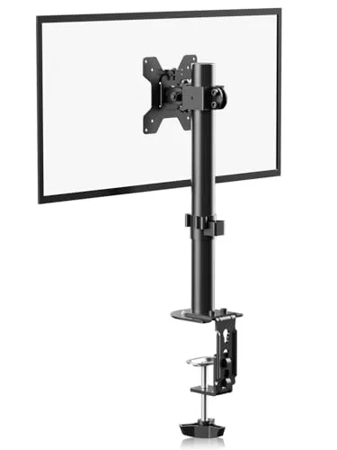 Monitor Halterung - Einzelne Vollverstellbare Monitorarmständerhalterung, Höhenverstellbar, Schreibtisch Monitorständer für 13-32 Zoll Bildschirm MD7401