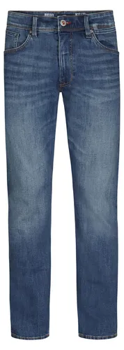 Petrol Slim Fit Jeans - 5-Pocket-Design in Jeansblau, Größe 34/32 - Moderne Slim Fit Jeans im 5-Pocket-Design von Petrol, aus bequemem Baumwoll-Mix für optimalen Tragekomfort und einen gepflegten Look.