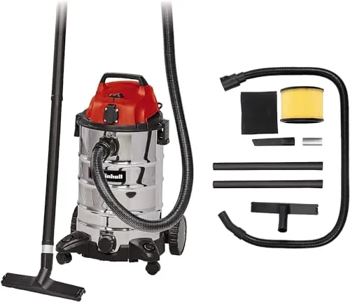 Einhell Nass-Trockensauger TC-VC 1930 SA | 1500 W | 30 L Edelstahlbehälter
