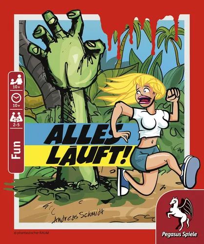 Produktbild Alles läuft! | Spieldeckelspiel | Fun-Spiel | Pegasus Spiele