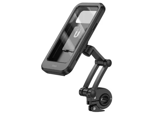hoco. Smartphone-Halterung CA101, (bis 7 Zoll, Einzelprodukt, Einzelprodukt, Wasserdichte Handyhalterung IPX4, Lenker 22–28 mm, Touch-Bedienung)