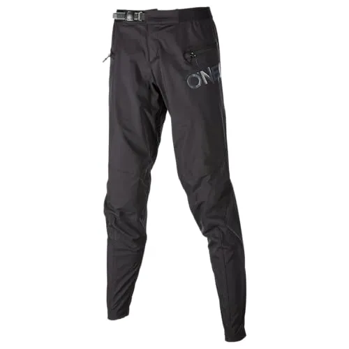 ONeal Trailfinder S23 Damen Textilhose - Schwarz - M - Fahrradbekleidung mit athletischer Passform und leichtem 4-Wege-Stretch für optimalen Komfort. Ideal für ambitionierte Fahrer, mit verstellbarem Bund und sicheren Reißverschlusstaschen.