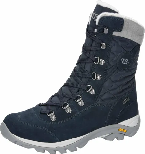 Brütting Fenella Damenschuhe Stiefel Gefüttert Blau - Wanderschuhe mit Comfortex-Klimamembran für warme, trockene Füße und herausnehmbarer Ortholite Einlegesohle für optimalen Komfort.
