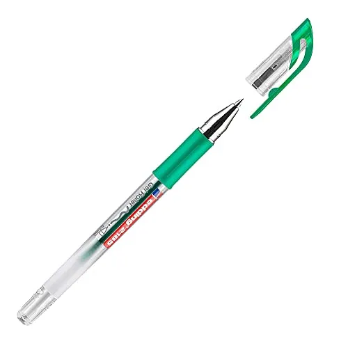 edding 2185 Gelroller - grün - 10 Stifte - 0,7 mm - Gelstifte zum Schreiben, Malen, Mandala, Bulletjournal - Gelschreiber, Gelmalstifte