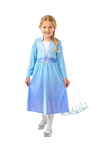 Rubie's Die Eiskönigin 2 Elsa Reiseoutfit Kostüm für Kinder - Kindergröße 98