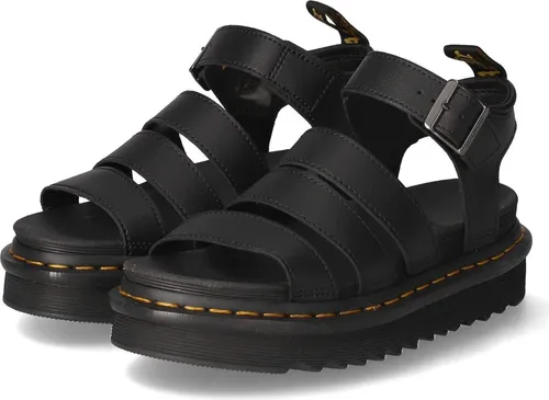DR. MARTENS Blaire Sandale - Modische Plateausandale mit Anziehlasche - Wanderschuhe mit 4 cm Plateauhöhe, aus hochwertigem Leder und gepolsterter Innensohle für optimalen Komfort beim Tragen.