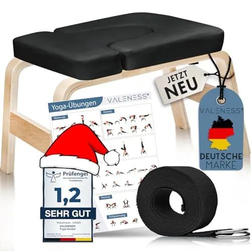 VALENESS Kopfstandhocker in schwarz von VALENESS