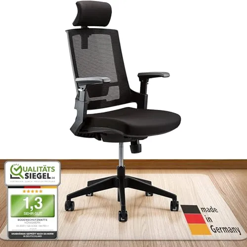 Königwerk Bodenschutzmatte Bürostuhl versch. Größen von Königwerk