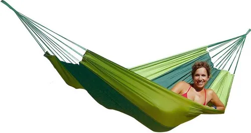 AMAZONAS Ultra-Light Hängematte Silk Traveller Forest - ultraleicht mit nur 350g, reißfest und atmungsaktiv, ideal für Outdoor-Abenteuer bis 150kg
