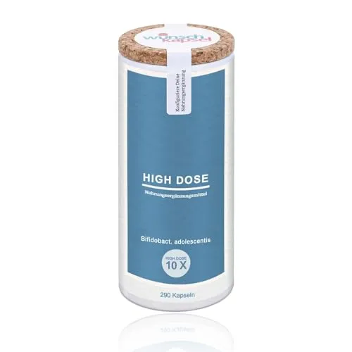 Bifidobacterium adolescentis HD, 30 Milliarden (3 x 10^10) KbE, 290 Kapseln Inhalt