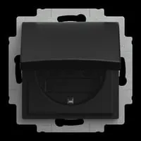 Busch-Jaeger Steckdosen Schwarz von Busch-Jaeger
