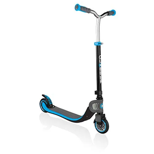 GLOBBER Scooter Flow 125 Faltbar - Kinderjunge - Schwarz und Himmelblau