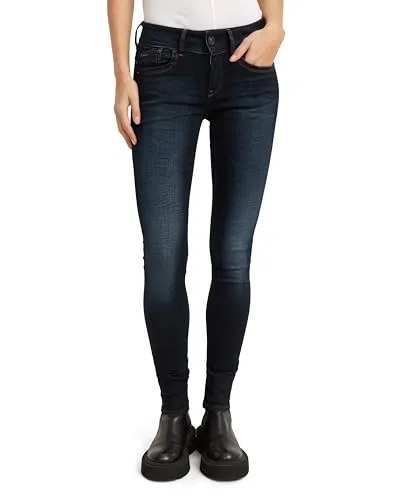 G-STAR RAW Damen Lynn Super Skinny Jeans - Jeans mit mittlerer Taille, super skinny Fit, bietet perfekten Sitz und betont die Figur für einen trendigen Look.