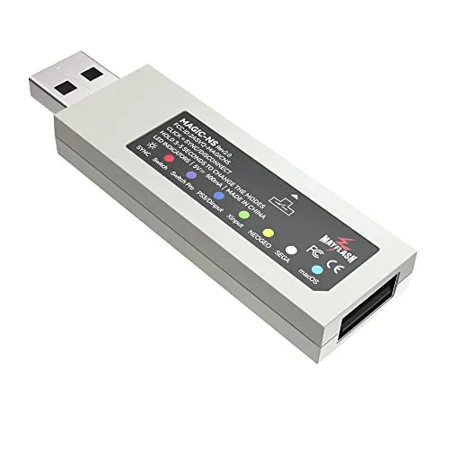 MAYFLASH Magic NS Wireless Bluetooth Controller USB Adapter for Switch,Switch OLED, Windows, Raspberry Pi, Compatible with Switch Pro, PS4,PS5 Controller and More