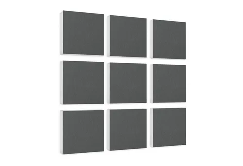 platino24 Akustikplatte 9 Absorber Quadrate aus Basotect ® G+