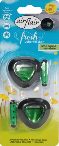 airflair Lufterfrischer Clip Double Diffusor Lime Basil & Mandarin   Autodüfte
