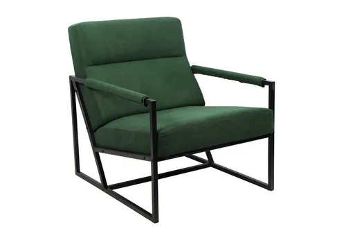 SVITA Cocktailsessel CHRIS, Dunkelgrün - Eleganter Loungesessel mit gepolsterter Sitzfläche und Armlehnen, ideal für gemütliche Abende. Hochwertiger Stoffbezug in Dunkelgrün verleiht jedem Raum Stil.