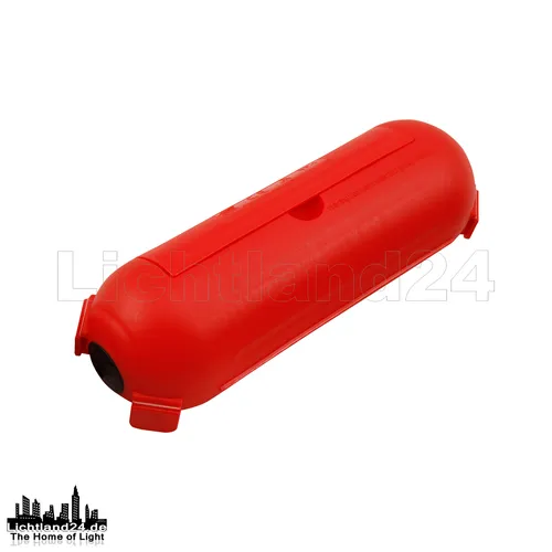 Schutzbox rot - für Steckerverbindungenl (IP44) Sicherheitsbox, Gartenbox