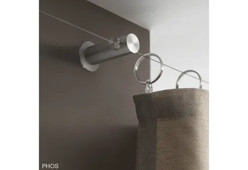 PHOS Design Seilspanngarnitur Seilzwischenträger - Seilspanngarnituren, ideal für eine verdeckte Wandmontage und 100% Made in Germany mit lebenslangem Reparaturservice.