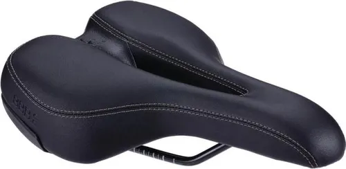 BBB Sattel SoftShape Active 170x265mm schwarz - Fahrradsattel mit ergonomischem Design für optimalen Komfort, ideal für längere Fahrten und aktive Radfahrer.