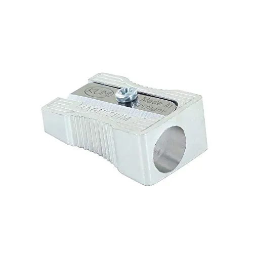 KUM 104.01.19-M - Spitzer klein 400 1K, aus Magnesium, Keilform mit seitlichen Riefen, silber, bis Ø 8 mm, 1 Stück