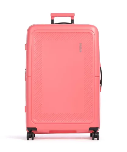 AMERICAN TOURISTER® Hartschalen-Trolley DASHPOP 77 - Erweiterbarer Reisekoffer mit 4 Rollen, leicht und sicher dank integriertem Schloss. Ideal für Damen, bietet viel Platz ab 60 L in trendigem Sugar Pink.