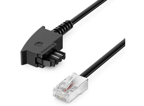 Telefonkabel Schwarz von deleyCON