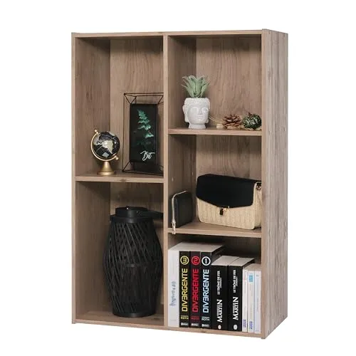 Produktbild Iris Ohyama Bücherregal 5 Etagen, Aschbraun