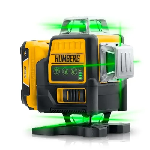 Humberg Kreuzlinienlaser Grün mit Stativ und Koffer von Humberg