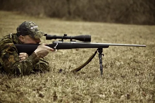 Vanguard Zielstock Zweibein, schwarz, Von 17,6 bis 25,4 cm, Equalizer 1QS