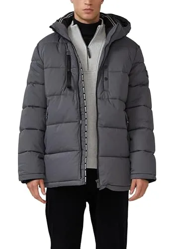 s.Oliver Wasserabweisende Pufferjacke mit abnehmbarer Kapuze und sportiven Details