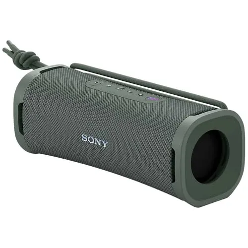 SONY ULT Field 1 - Tragbarer Bluetooth-Lautsprecher grau, spritzwassergeschützt mit 22,5 W Leistung für perfekten Sound beim Grillfest und Camping