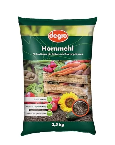 Degro Hornmehl, organischer Dünger, farblos