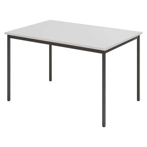 bümö Multifunktionstisch 120 x 80 cm in Grau/Schwarz von bümö