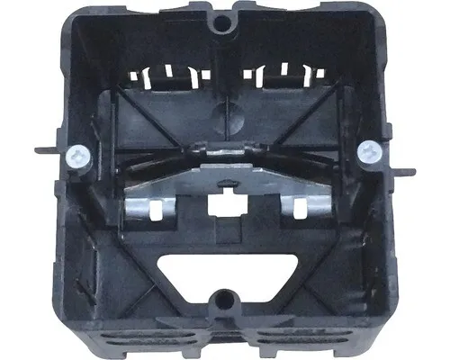 Produktbild Hager Brüstungskanal Geräteeinbaudose C-Profil schwarz